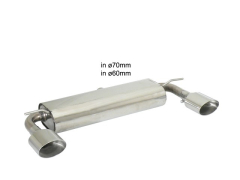 Ragazzon Duplex-Endschalldämpfer je 135x90mm oval Sport Line