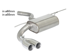 Ragazzon Endschalldämpfer 2x70mm versetzt