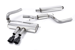 Milltek Komplettanlage 2x100mm GT Black