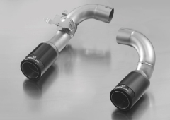 Remus Endrohrset links/rechts je 84mm Street Race Black Chrome