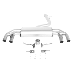 Remus Endschalldämpfer (ohne Endrohre) mit Klappen