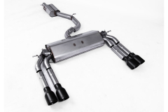 Milltek Komplettanlage je 2x100mm GT Black