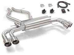 Ragazzon Duplex-Endschalldämpfer je 2x102mm Sport Line