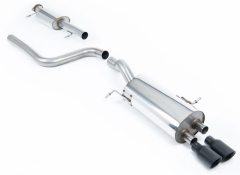 Milltek Komplettanlage 2x80mm GT Black