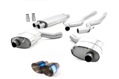 Milltek Komplettanlage 2x100mm GT Burnt Titanium