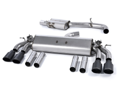 Milltek Komplettanlage je 2x104x80mm Oval Black