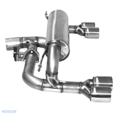 Bastuck Duplex-Endschalldämpfer je 2x85mm (mit Klappe)