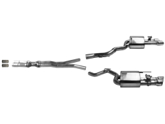 Bastuck Komplettanlage mit Duplex-Endschalldämpfer je 2x90mm schräg (m.K.)