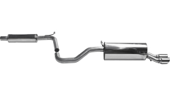 Bastuck Komplettanlage mit Endschalldämpfer 2x76mm