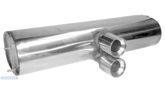 Bastuck Endschalldämpfer 2x76mm mittig