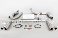 Remus Sportschalldämpfer mittig für Links/Rechts-Anlage mit integrierten Klappen