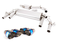 Milltek Komplettanlage je 2x100mm GT Burnt Titanium