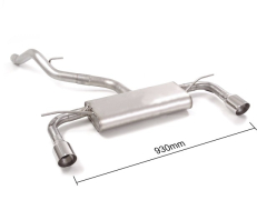 Ragazzon Duplex-Endschalldämpfer je 102mm Sport Line