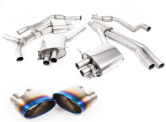 Milltek Komplettanlage je Oval Jet Burnt Titanium