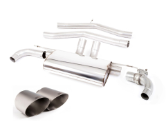 Milltek Duplex-Komplettanlage je 115mm GT Brushed Titanium